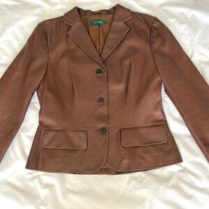 Ralph Lauren Lambskin Blazer